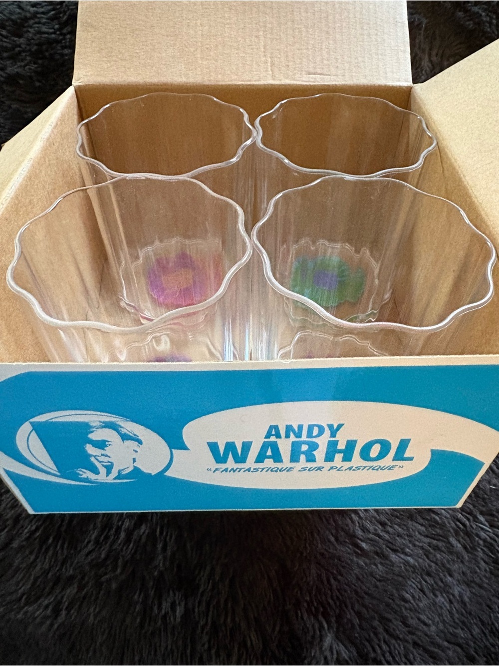 Vintage Andy Warhol Melamine Tumblers